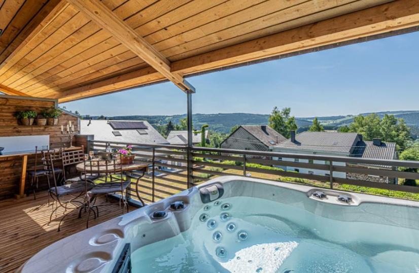 Le Chalet De Pepere Stavelot Buitenkant foto